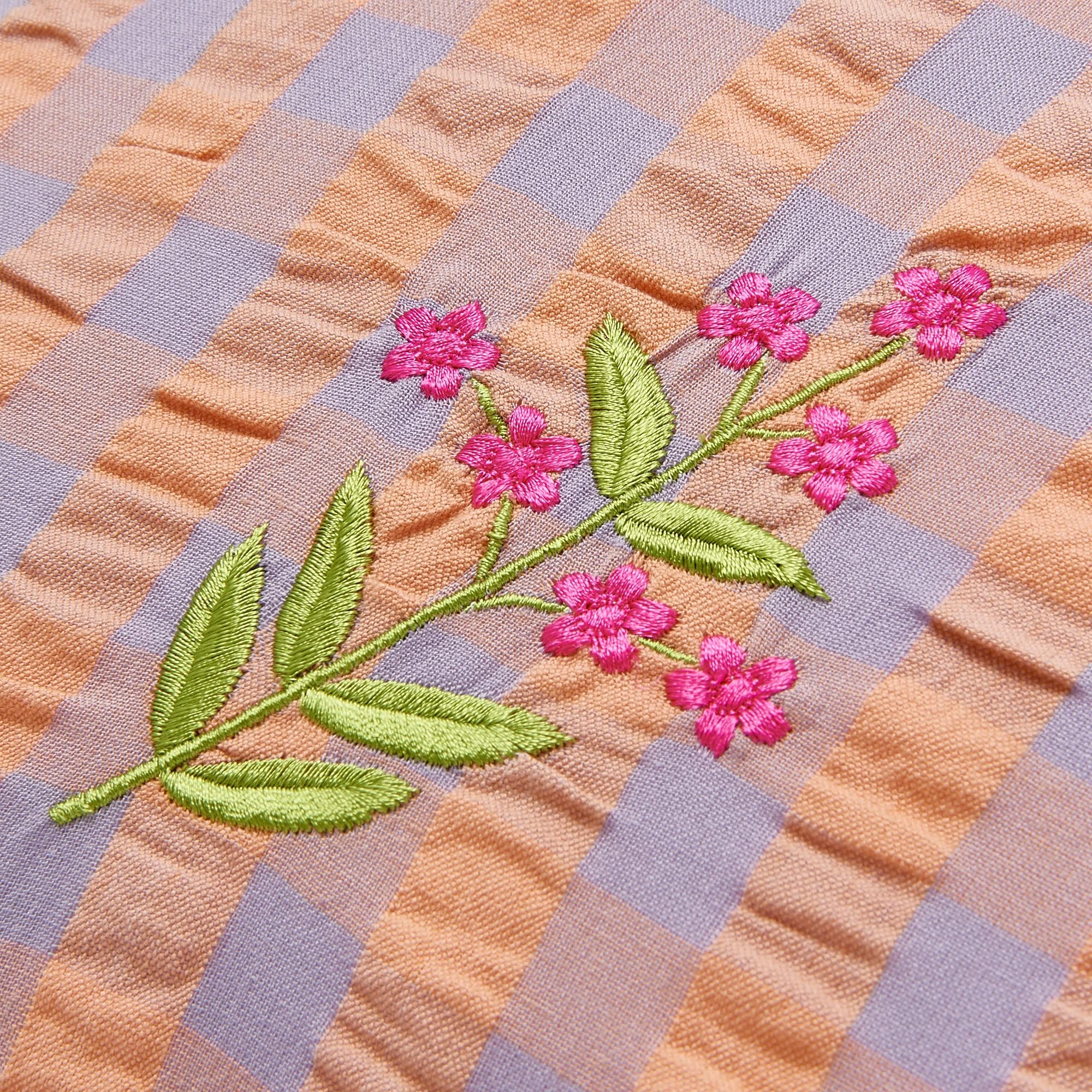 Amazon.co.jp: Francfranc フランフラン チェックフラワーEMB